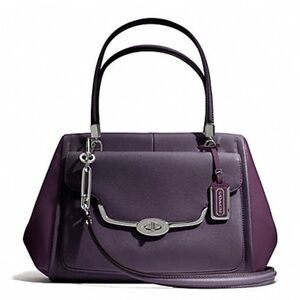 Coach Purple Leather Women's Bag